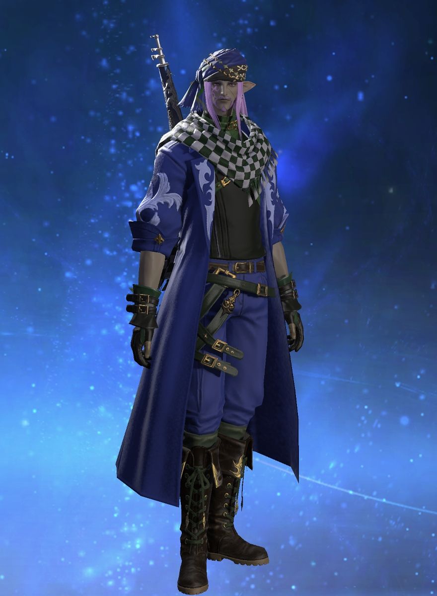 Elezen Character in Fishing Gear